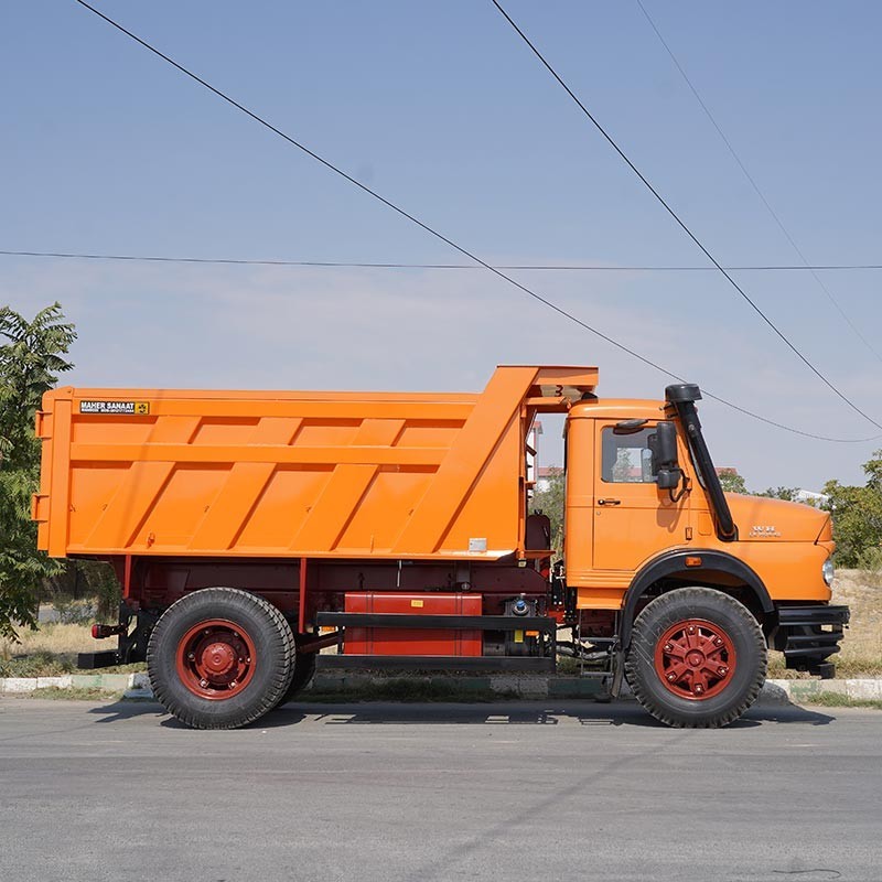 مشخصات، بررسی و قیمت اتاق کمپرسی مایلری بنز 1924 جک جلو | ماهر صنعت