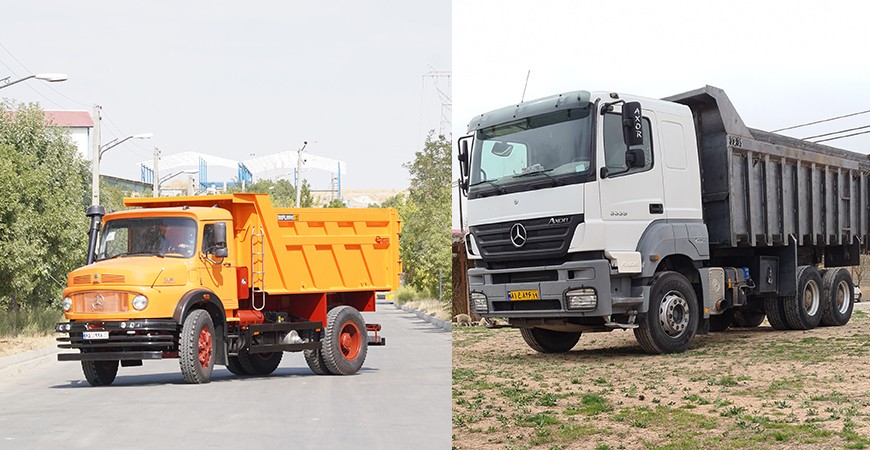 تفاوت کامیون‌های تک و جفت